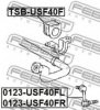 FEBEST TSB-USF40F Stabiliser Mounting